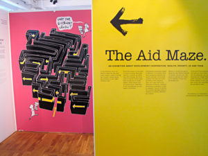 Labyrinten 4 - utställning av Actit Kommunikation